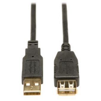 6FT USB GOLD AA EXT CBL